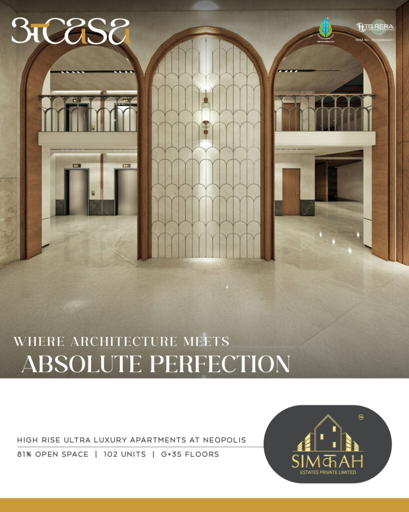 RERA Approved Luxury Apartments in Kokapet simchah etstaes
